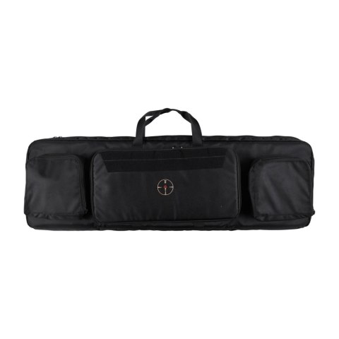 Pokrowiec na broń Forsport Tactical na dwie jednostki broni 115 cm - czarny, haft celownik VX