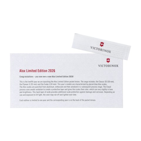 Scyzoryk Victorinox Pioneer X Alox 0.8231.L26 edycja limitowana