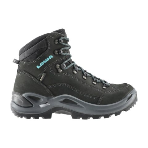 Buty damskie LOWA Renegade GTX mid WS czarno/turkusowe