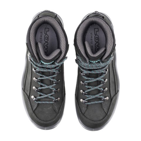 Buty damskie LOWA Renegade GTX mid WS czarno/turkusowe