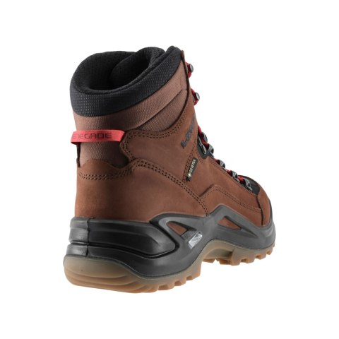 Buty męskie LOWA Renegade GTX mid, mahoń/czerwony