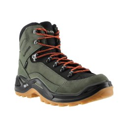 Buty męskie LOWA Renegade GTX mid, zielono/pomarańczowe