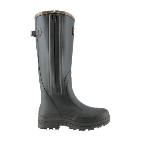 Kalosze Gateway1 Pheasant Game 18" Leather side zip, czarno/oliwkowe