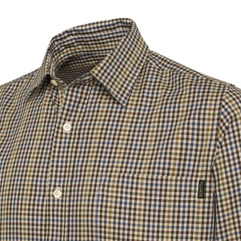 Koszula męska Beretta Bryggen Apricot&Bordeaux Check