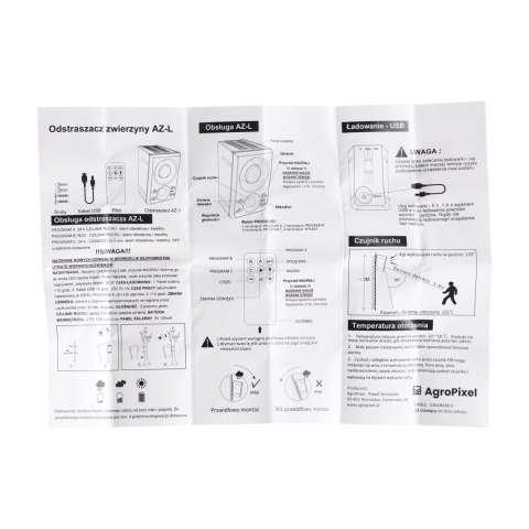 Odstraszacz AgroPixel zwierzyny leśnej AZ-L