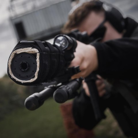 Osłona termiczna tłumika do broni Valkiria do Tactinox L czarna