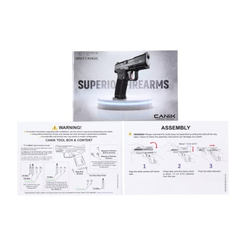 Pistolet Canik METE MC9 L kal. 9x19 mm czarny