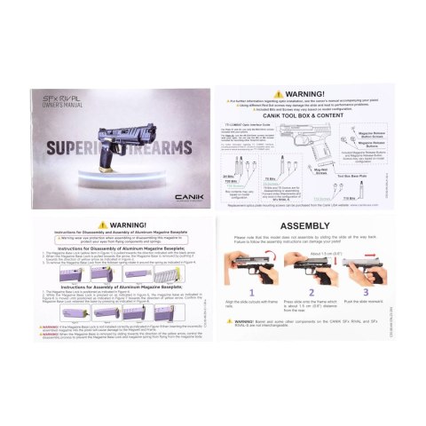 Pistolet Canik SFx Rival kal. 9x19 mm szary