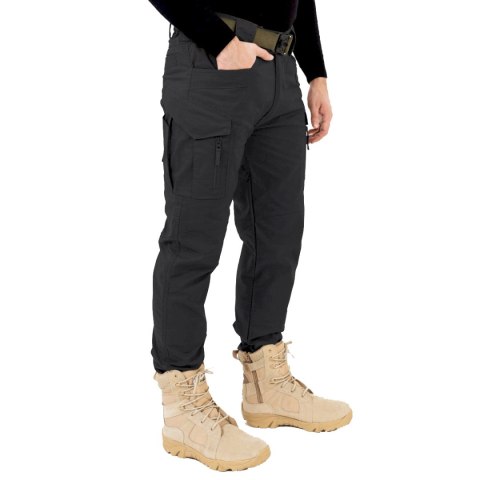 Spodnie taktyczne Texar Elite Pro 2.0 micro ripstop czarne