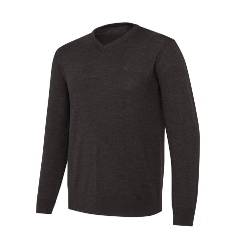 Sweter męski myśliwski Beretta Merino V Neck brązowy