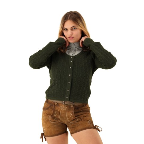 Sweter myśliwski damski OS-Trachten - oliwkowy