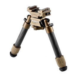 Bipod karbonowy Linko Gear HB-C02M na picatinny i ARCA brązowy