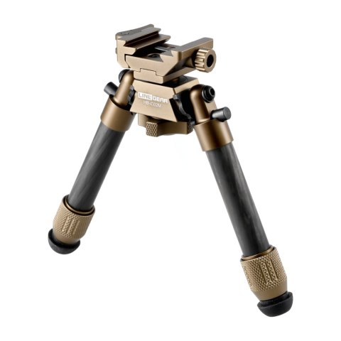Bipod karbonowy Linko Gear HB-C02M na picatinny i ARCA brązowy
