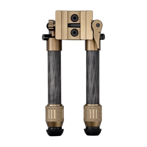 Bipod karbonowy Linko Gear HB-C02M na picatinny i ARCA brązowy