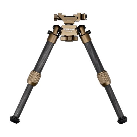 Bipod karbonowy Linko Gear HB-C02M na picatinny i ARCA brązowy