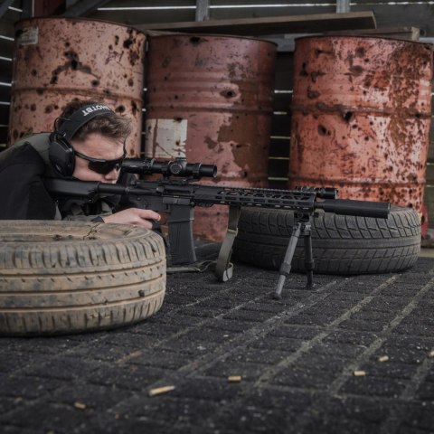 Bipod karbonowy Linko Gear HB-C02M na picatinny i ARCA czarny