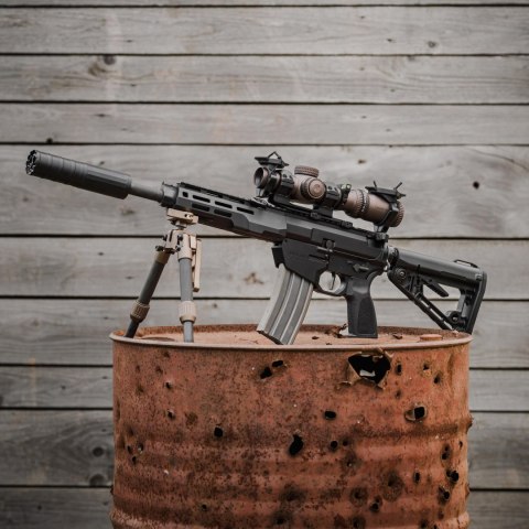 Bipod karbonowy Linko Gear HB-C04 na picatinny brązowy