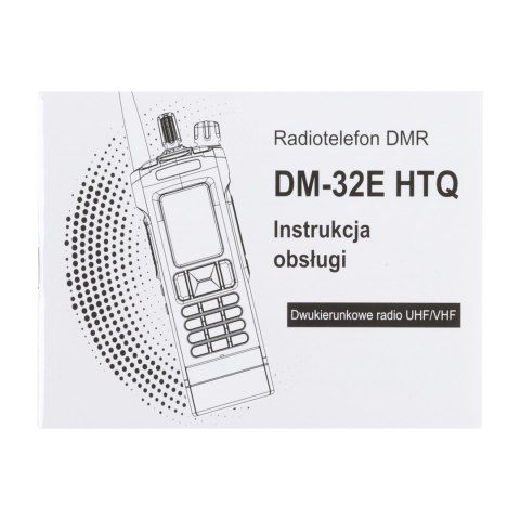 Krótkofalówka Baofeng DM-32E HTQ DMR + pasmo lotnicze