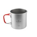 Garnek tytanowy Robens Forge Solo Pot Ultralight 650 ml - silver