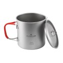 Garnek tytanowy Robens Forge Solo Pot Ultralight 650 ml - silver