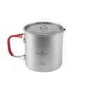 Garnek tytanowy Robens Forge Solo Pot Ultralight 650 ml - silver
