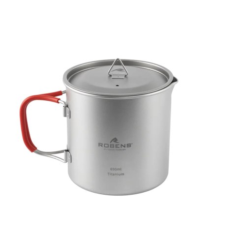 Garnek tytanowy Robens Forge Solo Pot Ultralight 650 ml - silver