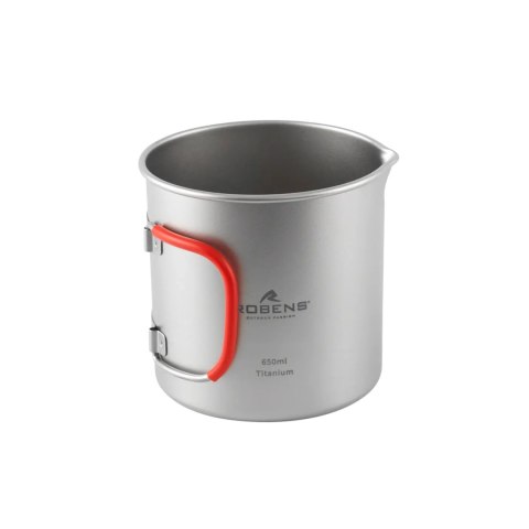 Garnek tytanowy Robens Forge Solo Pot Ultralight 650 ml - silver