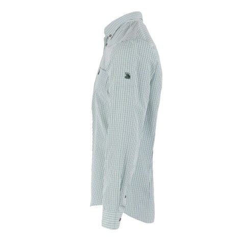 Koszula Tagart Harrington Slim w drobną kratkę, zielona