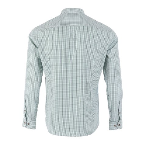 Koszula Tagart Harrington Slim w drobną kratkę, zielona