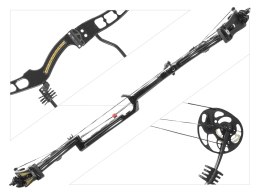 Łuk bloczkowy dla doroslych Ek AXIS 2.5 CNC 30-70 lb 32