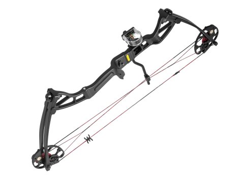 Łuk bloczkowy dla dorosłych i młodzieży Ek Rex Quad 15-55 lb 28" czarny