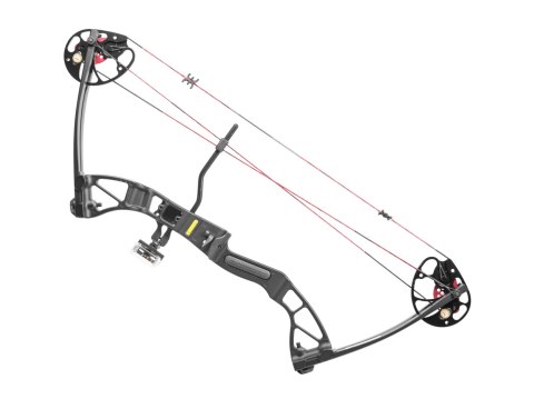 Łuk bloczkowy dla dorosłych i młodzieży Ek Rex Quad 15-55 lb 28" czarny