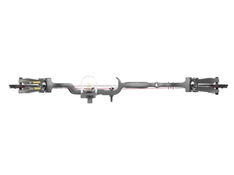 Łuk bloczkowy dla dorosłych i młodzieży Ek Rex Quad 15-55 lb 28" czarny