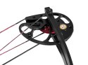 Łuk bloczkowy dla dorosłych i młodzieży Ek Rex Quad 15-55 lb 28" czarny