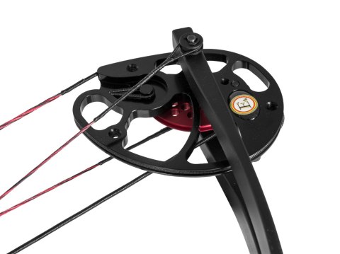 Łuk bloczkowy dla dorosłych i młodzieży Ek Rex Quad 15-55 lb 28" czarny