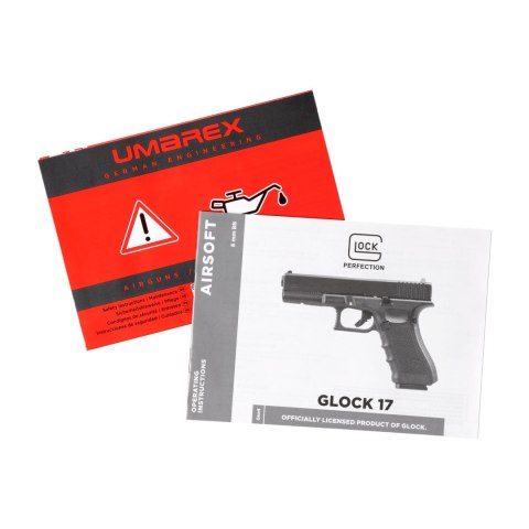 Zestaw replika pistolet ASG Glock 17 gen 4. 6 mm plus magazynek