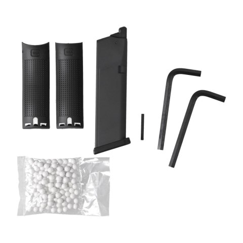 Zestaw replika pistolet ASG Glock 17 gen 4. 6 mm plus magazynek