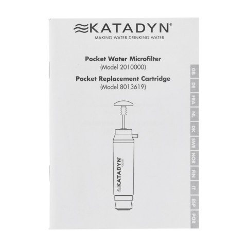 Filtr ceramiczny do wody Katadyn Pocket Filter - black edition