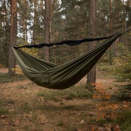 Hamak TigerWood Ważka V1 long z moskitierą Double Zip, khaki
