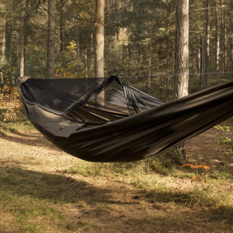Hamak TigerWood Ważka V1 long z moskitierą Pocket, khaki