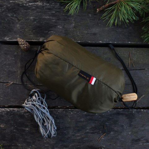 Hamak TigerWood Ważka V2 long z moskitierą Pocket, khaki
