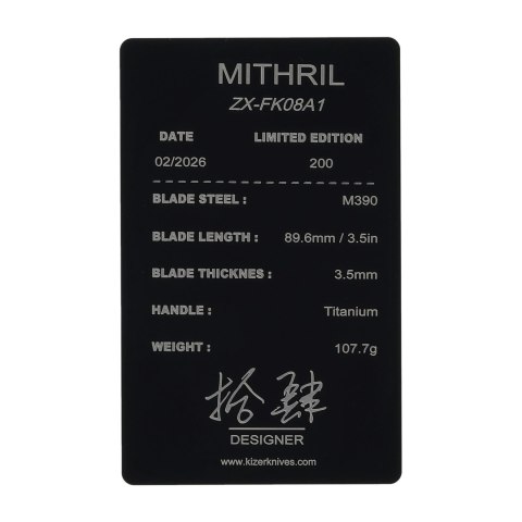 Nóż składany Kizer Mithril ZX-FK08A1
