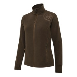 Bluza damska Beretta HP Logo Full Zip, brązowa