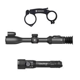 Celownik noktowizyjny noktowizor HIKMICRO Alpex PRO LRF z uchwytem pod IR + iluminator laserowy X-hog Pro v2 940/850 nm