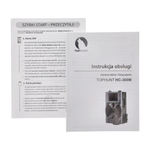 Fotopułapka GSM kamera leśna HC- 300M 40 IR 940nm Czujnik Ruchu v3 16MPX