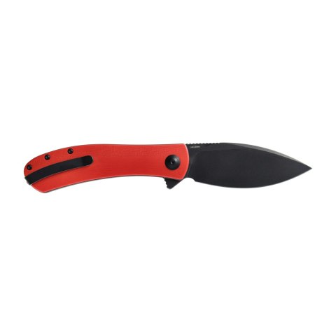 Nóż Składany Trollsky Knives Mandu XL MT021-XL Liner Lock Black 14C28N Red G10