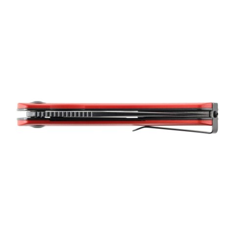 Nóż Składany Trollsky Knives Mandu XL MT021-XL Liner Lock Black 14C28N Red G10