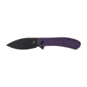 Nóż Składany Trollsky Knives Mandu XL MT022-XL Liner Lock Black 14C28N Purple G10