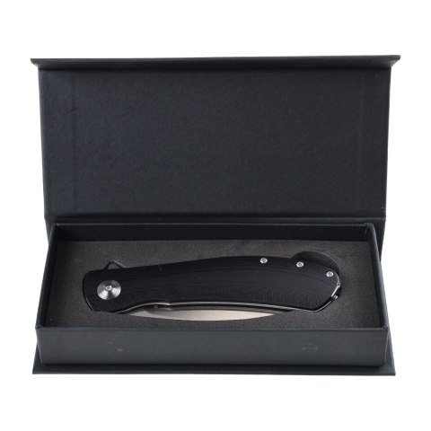 Nóż Składany Trollsky Knives Mandu XL MT023-XL Liner Lock Satin 14C28N Black G10