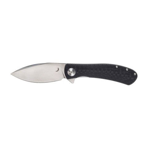 Nóż składany Trollsky Knives Mandu EVO MTE013 Liner Lock Satin MagnaCut Black CarbonTex G10